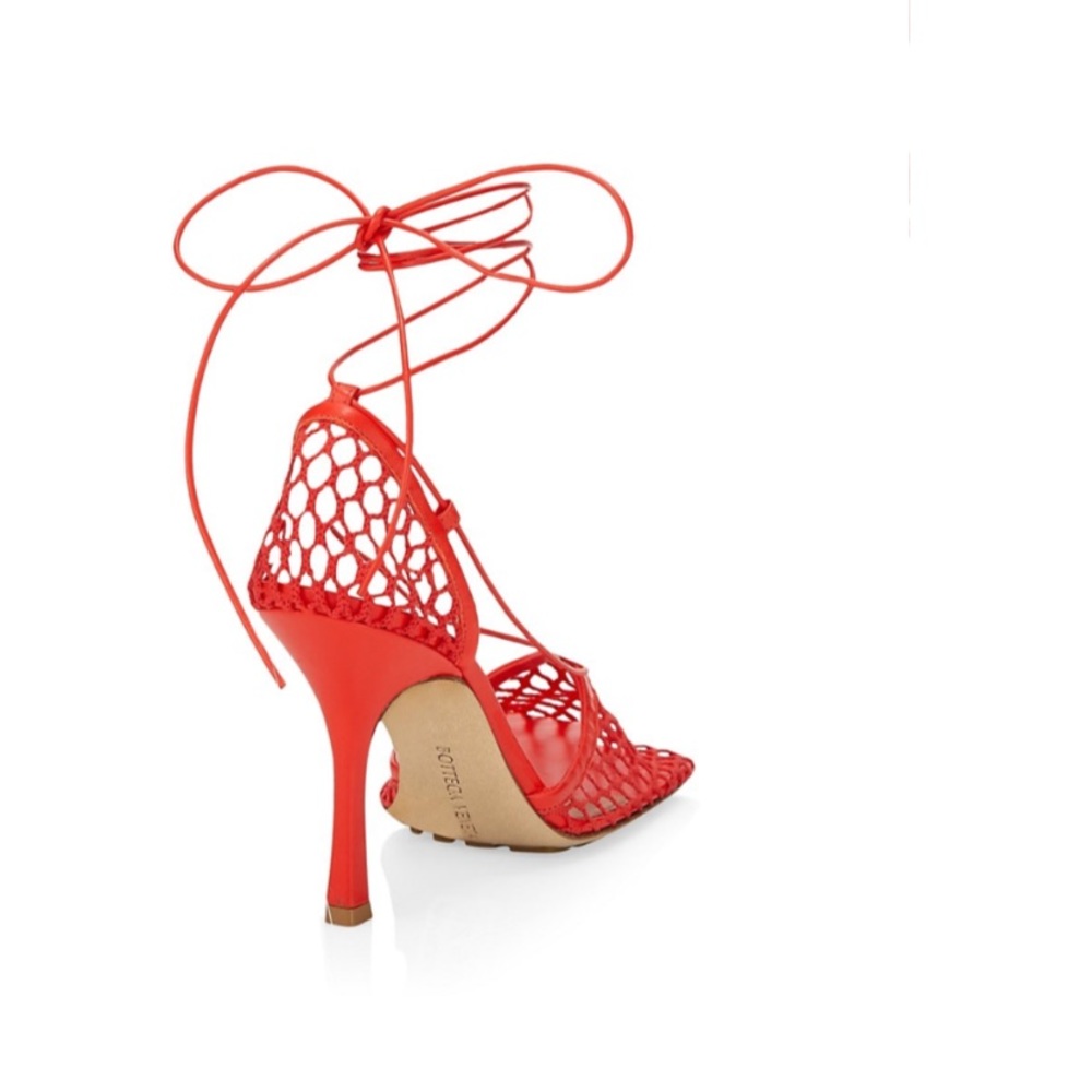 💔SOLD💔 BOTTEGA VENETA Stretch Square Toe Mesh - Picture 3 of 4
